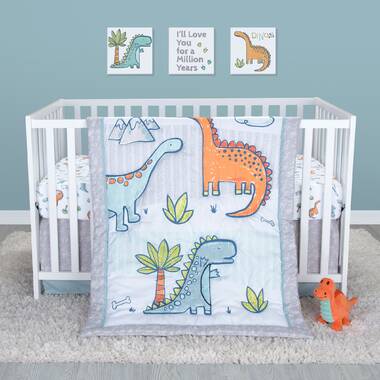 Dinosaur crib bumper online pads